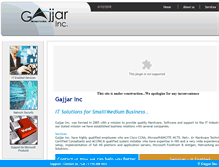 Tablet Screenshot of gajjarinc.com